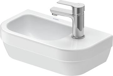 DURAVIT D-CODE umývadielko 40 cm, s otvorom pre batériu vpravo, bez prepadu