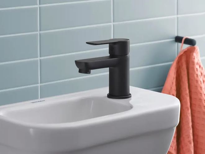 DURAVIT D-CODE umývadielko 40 cm, s otvorom pre batériu vpravo, bez prepadu 07494000412 Obrázek - fotka
