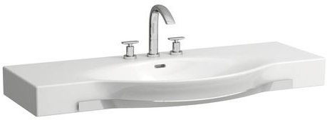 LAUFEN PALACE umývadlo 120 cm, s otvorom pre batériu a prepadom H8117040001041 Obrázek - Hlavní obrázek