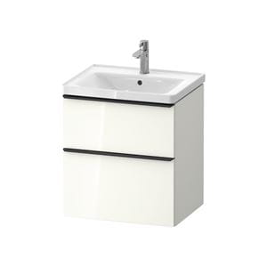 DURAVIT D-NEO skrinka s umývadlom 60x48x79 cm, 2 zásuvky, biela vysoký lesk