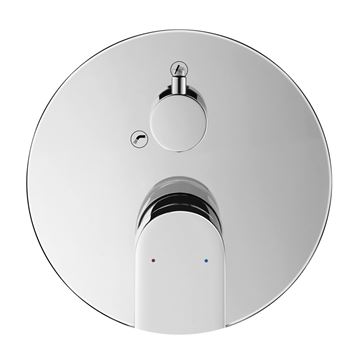 DURAVIT TULUM vaňová podomietková batéria, s prepínačom, chróm TU5210012010 Obrázek - fotka