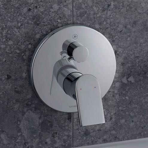 DURAVIT TULUM vaňová podomietková batéria, s prepínačom, chróm TU5210012010 Obrázek - fotka