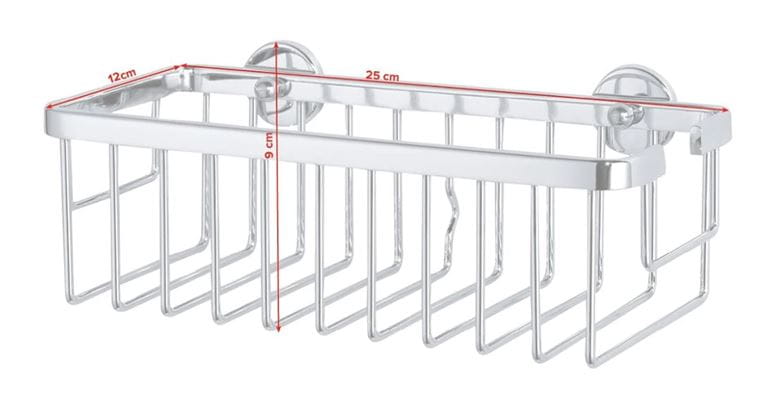 TESA ALUXX drôtená polica 250 mm, chróm 40201-00000-00 Technický nákres