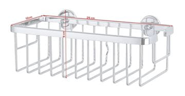 TESA ALUXX drôtená polica 250 mm, chróm 40201-00000-00 Technický nákres