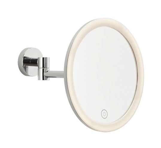 TESA VISIOON kozmetické zrkadlo 180 mm, zväčšovacie, s osvetlením, chróm 40613-00000-00 Obrázek - Hlavní obrázek