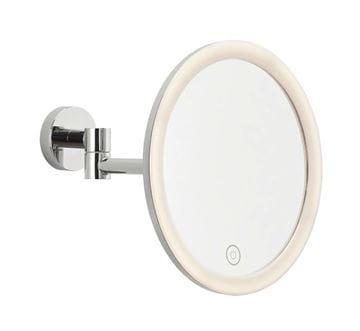 TESA VISIOON kozmetické zrkadlo 180 mm, zväčšovacie, s osvetlením, chróm