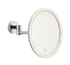TESA VISIOON kozmetické zrkadlo 180 mm, zväčšovacie, s osvetlením, chróm