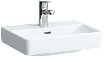LAUFEN PRO S umývadielko 45 cm, s otvorom pre batériu a prepadom