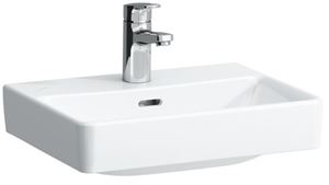 LAUFEN PRO S umývadielko 45 cm, s otvorom pre batériu a prepadom