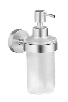 TESA MOON dávkovač tekutého mydla 200 ml, nástenný, sklo, nerez oceľ