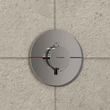 HANSGROHE SHOWERSELECT COMFORT S podomítkový termostat, chrom 15559000 Obrázek - fotka