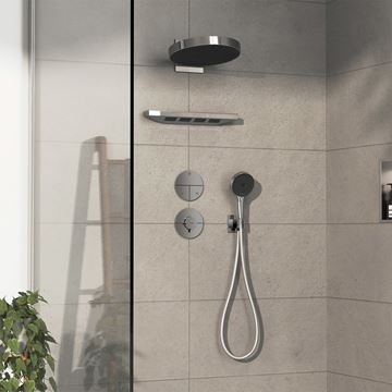 HANSGROHE SHOWERSELECT COMFORT S podomítkový termostat, chrom 15559000 Obrázek - fotka