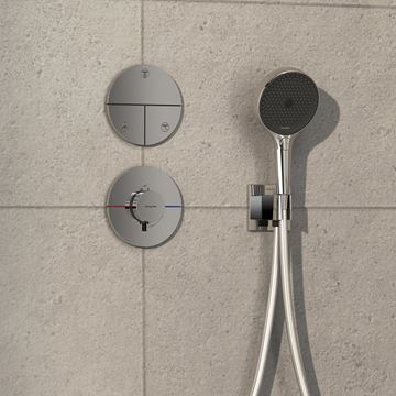 HANSGROHE SHOWERSELECT COMFORT S podomítkový termostat, chrom 15559000 Obrázek - fotka