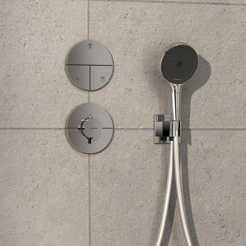 HANSGROHE SHOWERSELECT COMFORT S podomítkový termostat, chrom 15559000 Obrázek - fotka