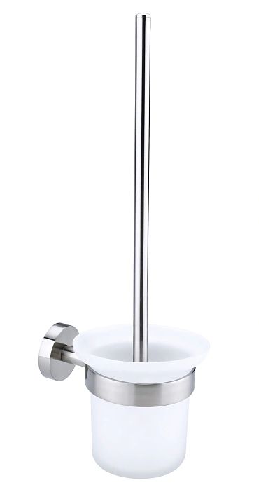 TESA MOON WC kefa, nástenná, sklo, nerez oceľ