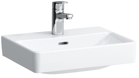 LAUFEN PRO S umývadielko 45 cm, s otvorom pre batériu a prepadom, brúsené H8169610001041 Obrázek - Hlavní obrázek