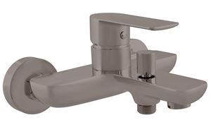 RAV SLEZÁK VERONA vaňová nástenná batéria, kartáčovaný metal grey