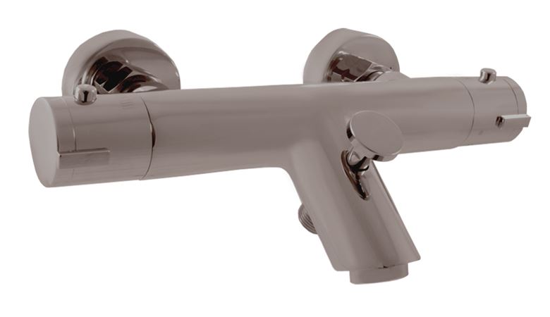 RAV SLEZÁK VERONA vaňová nástenná termostatická batéria, s prepínačom, kartáčovaný metal grey TRM54.5MGK Obrázek - Hlavní obrázek