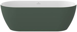 CONCEPT FREE voľne stojaca vaňa 169,5x77 cm, akrylát, snowwhite/grey green 