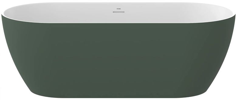 CONCEPT FREE voľne stojaca vaňa 169,5x77 cm, akrylát, snowwhite/grey green  CD11250000 Obrázek - Hlavní obrázek