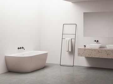 CONCEPT FREE WALL vaňa 170x87 cm, s nožičkami, akrylát, snowwhite/alabaster pink CE31650000 Obrázek - fotka