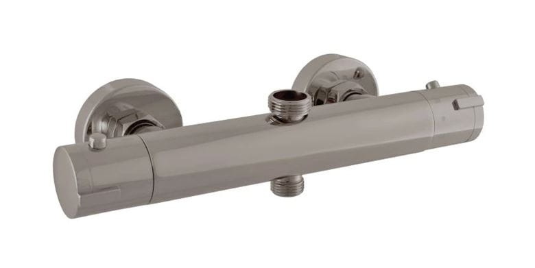 RAV SLEZÁK VERONA sprchový set s termostatickou batériou, horná sprcha, ručná sprcha s 5 prúdmi, tyč, hadica, kartáčovaný metal grey TRM82/7MGK Obrázek - fotka
