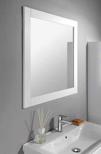 SAPHO FAVOLO zrkadlo 80x80 cm, matná biela FV080 Obrázek - fotka