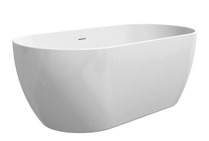 CONCEPT FREE voľne stojaca vaňa 169,5x77 cm, akrylát, snowwhite/white matt CD61850000 Obrázek - fotka