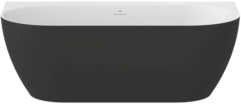 CONCEPT FREE WALL vaňa 170x87 cm, s nožičkami, akrylát, snowwhite/black CE31750000 Obrázek - Hlavní obrázek