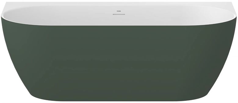 CONCEPT FREE WALL vaňa 170x87 cm, s nožičkami, akrylát, snowwhite/grey green CE31250000 Obrázek - Hlavní obrázek