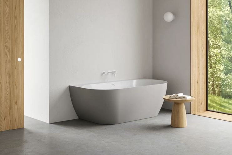 CONCEPT FREE WALL vaňa 170x87 cm, s nožičkami, akrylát, smoke grey CE31550000 Obrázek - fotka