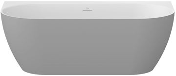 CONCEPT FREE WALL vaňa 170x87 cm, s nožičkami, akrylát, smoke grey