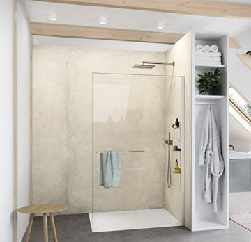 HÜPPE SELECT+ stena walk-in 90x200 cm, matná strieborná/číre sklo SL0103.087.322 Obrázek - fotka
