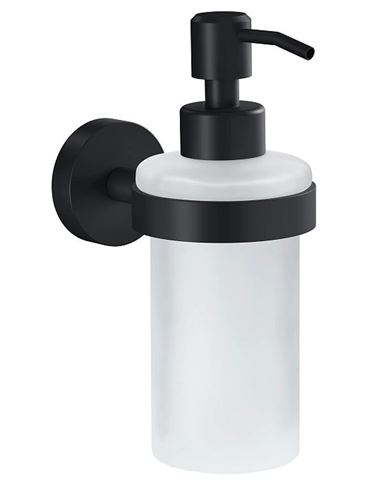 TESA MOON BLACK dávkovač tekutého mydla 200 ml, sklo, čierna 40565-00000-00 Obrázek - Hlavní obrázek