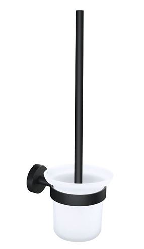TESA MOON BLACK WC kefa, nástenná, sklo, čierna 40561-00000-00 Obrázek - Hlavní obrázek