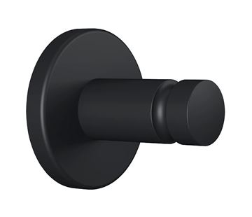 TESA MOON BLACK háčik na uterák, čierna