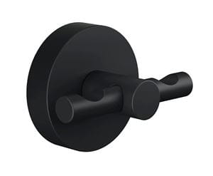 TESA MOON BLACK dvojháčik na uteráky, čierna
