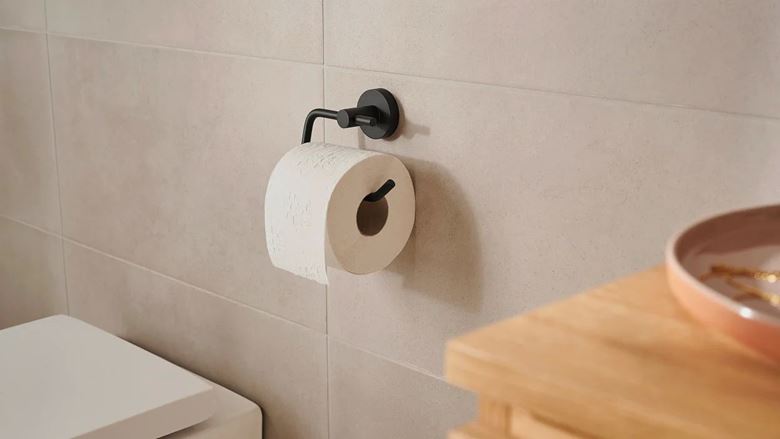 TESA MOON BLACK držiak toaletného papiera, nástenný, čierna 40560-00000-00 Obrázek - fotka