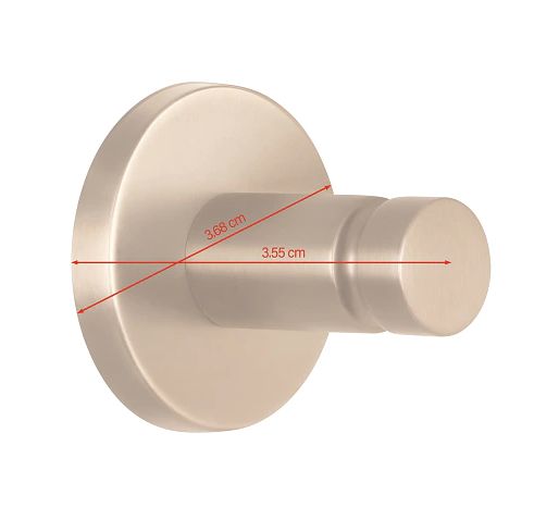 TESA MOON BRONZE háčik na uterák, bronz 40603-00000-00 Technický nákres