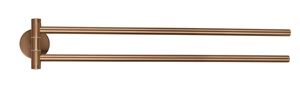 TESA MOON BRONZE držiak uterákov 456 mm, dvojramenný, otočný, bronz