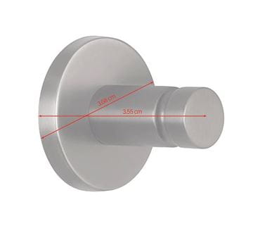 TESA MOON GRAPHITE háčik na uterák, grafit 40593-00000-00 Technický nákres