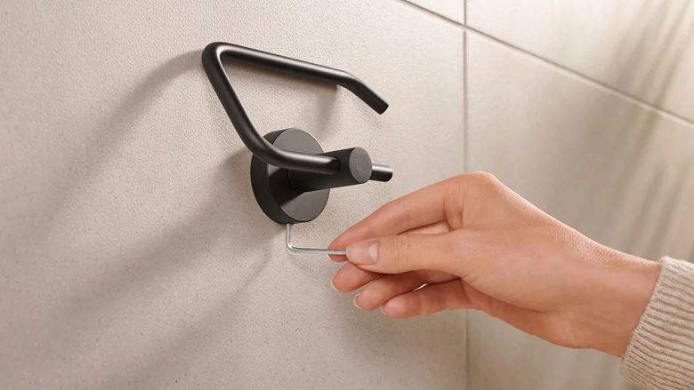 TESA MOON GRAPHITE držiak toaletného papiera, nástenný, grafit 40590-00000-00 Obrázek - fotka