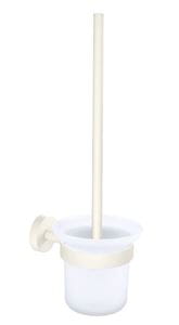 TESA MOON WHITE WC kefa, nástenná, sklo, biela
