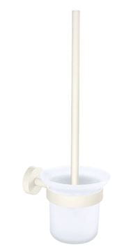 TESA MOON WHITE WC kefa, nástenná, sklo, biela