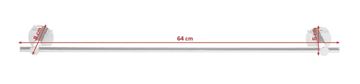 TESA SMOOZ držiak uteráka 640 mm, chróm 40320-00000-00 Technický nákres
