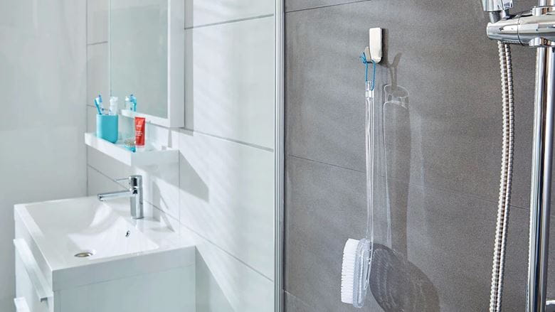 TESA POWERSTRIPS háčik na uterák, nerez oceľ 59707-00005-00 Obrázek - fotka