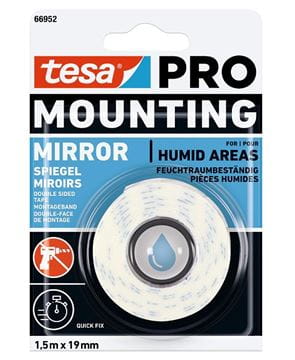 TESA PRO MOUNTING MIRROR lepiaca páska 19mm, 1,5m, biela