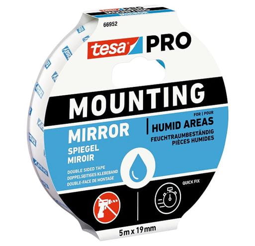 TESA PRO MOUNTING MIRROR lepiaca páska 19mm, 5m, biela 66952-00007-01 Obrázek - Hlavní obrázek