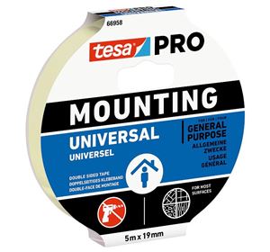 TESA PRO MOUNTING UNIVERSAL lepiaca páska 19mm, 5m, biela