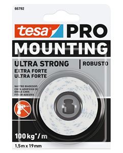 TESA PRO MOUNTING ULTRA STRONG montážna páska 19mm, 1,5m, biela